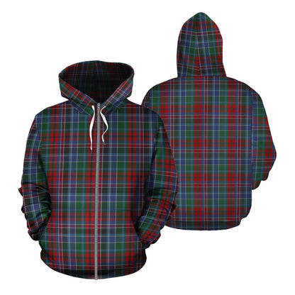 Printivon Gordon Red Tartan Hoodie