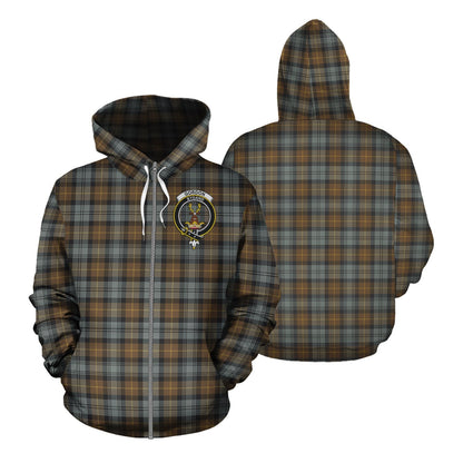 Printivon Gordon Weathered Tartan Hoodie