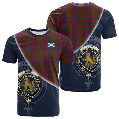 Printivon Gow Tartan Scottish Crest T Shirt