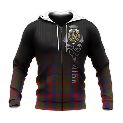 Printivon Gow Tartan Crest Alba Celtic Hoodie