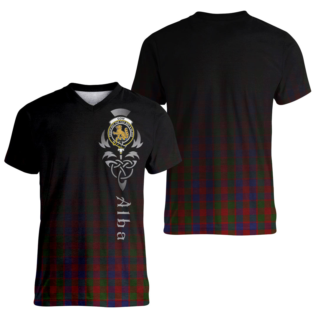 Printivon Gow Tartan Crest Alba Celtic T Shirt