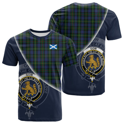Printivon Gow Hunting Tartan Scottish Crest T Shirt
