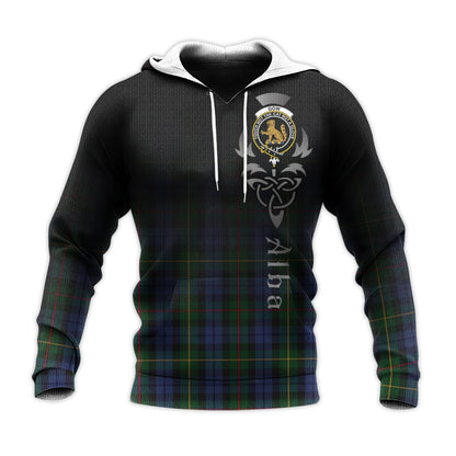 Printivon Gow Hunting Tartan Crest Alba Celtic Hoodie