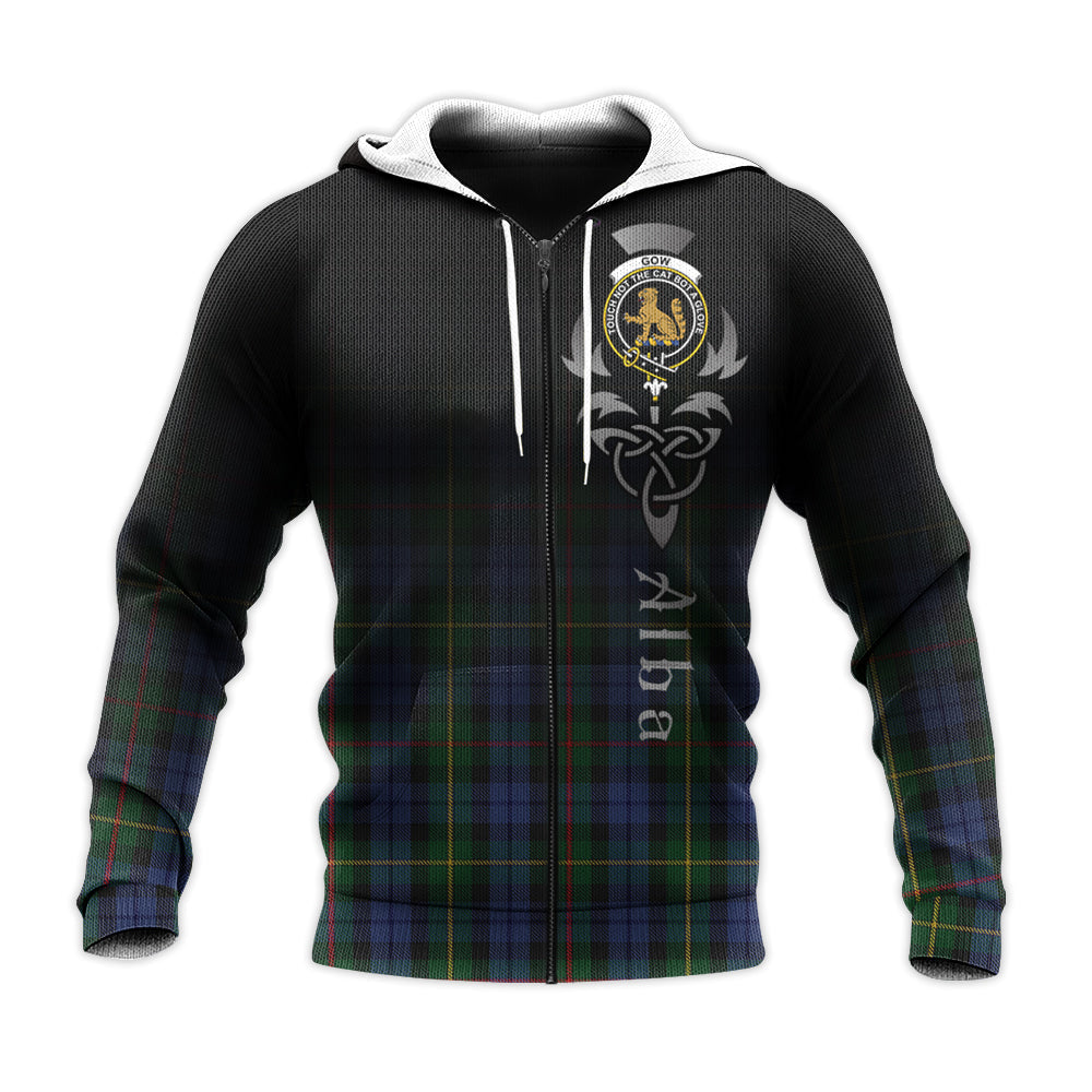 Printivon Gow Hunting Tartan Crest Alba Celtic Hoodie