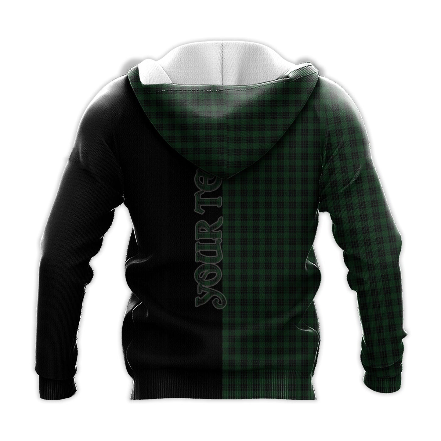 Printivon Graham Tartan Personalize Half Hoodie