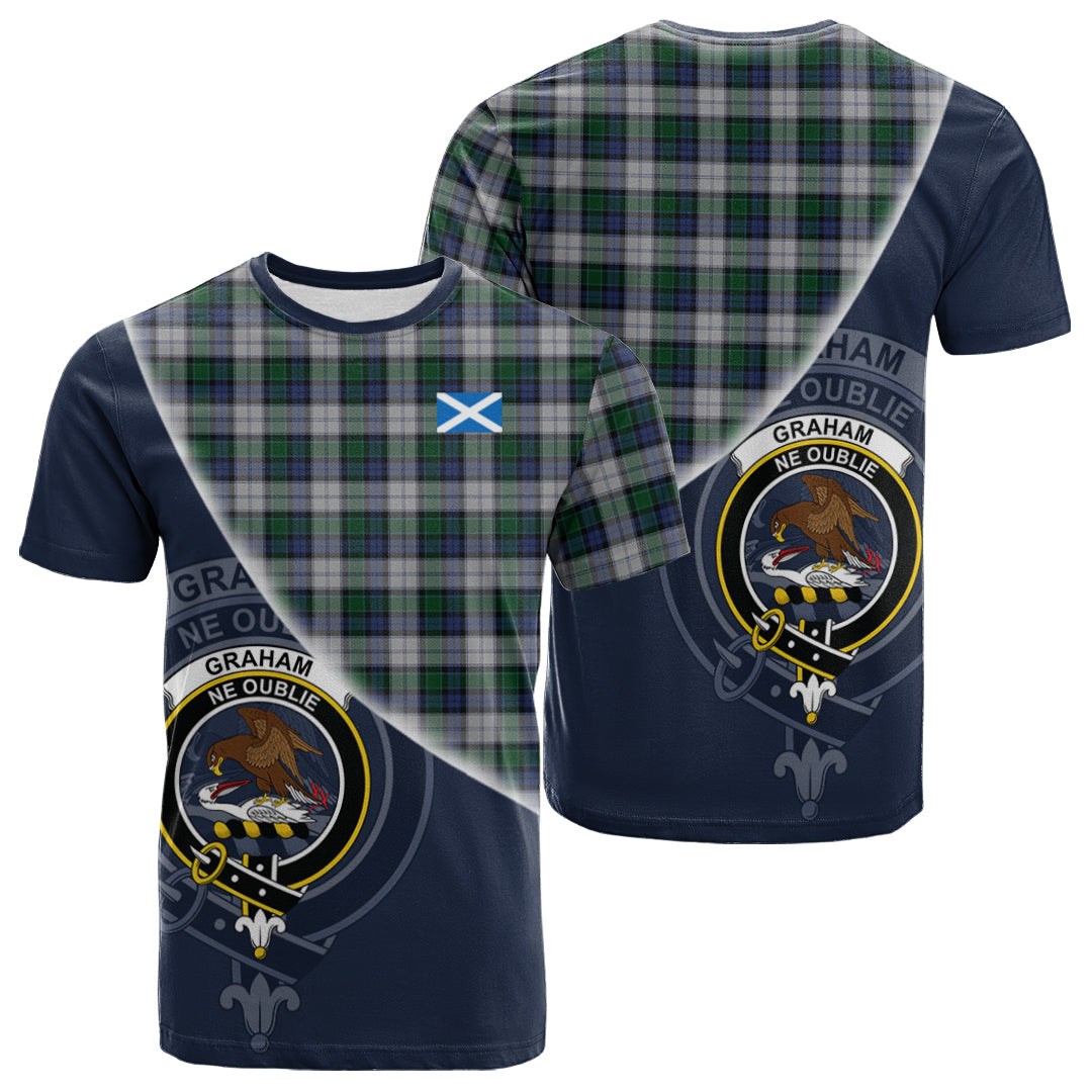 Printivon Graham Dress Tartan Scottish Crest T Shirt
