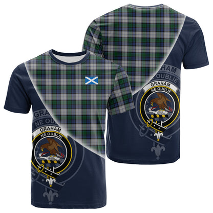 Printivon Graham Dress Tartan Scottish Crest T Shirt