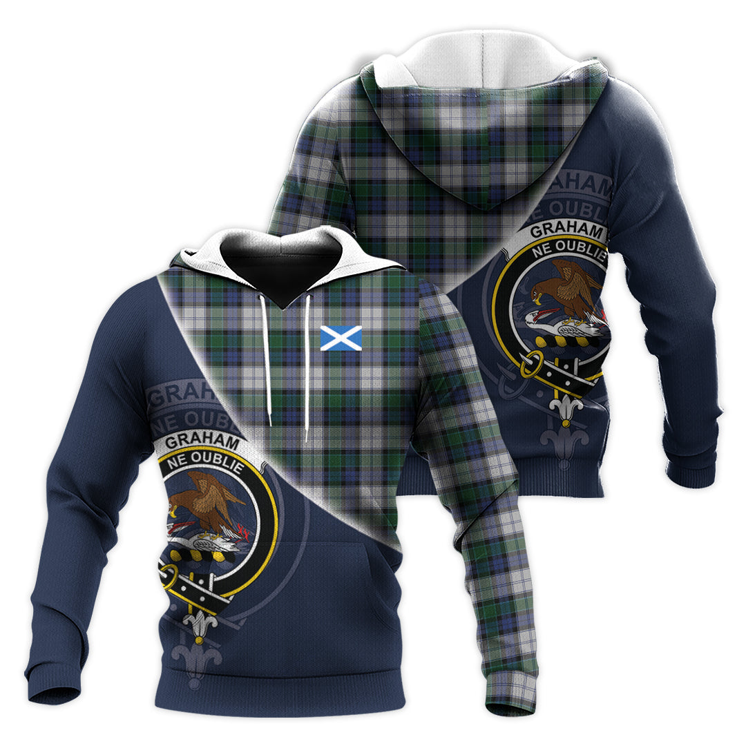 Printivon Graham Dress Tartan Scottish Crest Hoodie