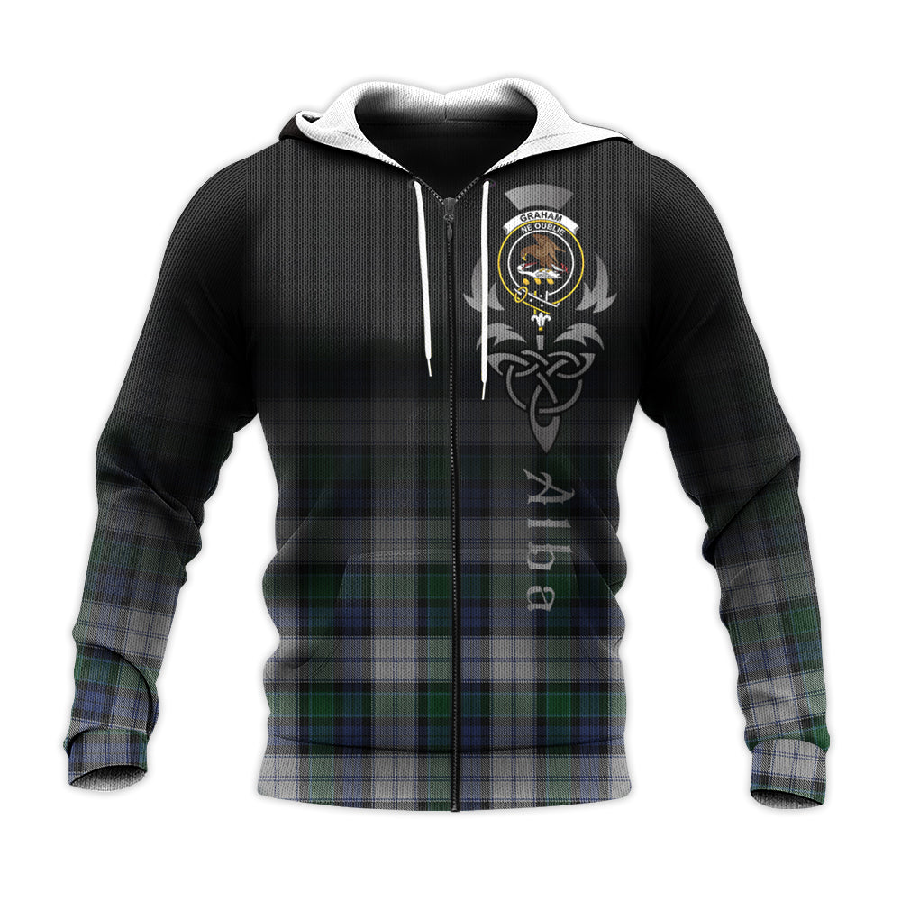 Printivon Graham Dress Tartan Crest Alba Celtic Hoodie