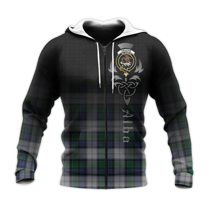 Printivon Graham Dress Tartan Crest Alba Celtic Hoodie