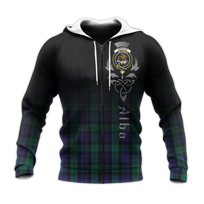 Printivon Graham Of Menteith Tartan Crest Alba Celtic Hoodie