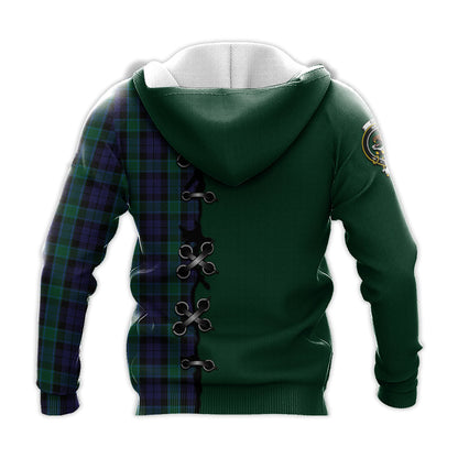 Printivon Graham Of Menteith Tartan Hoodie Lion Rampant And Celtic Thistle Style