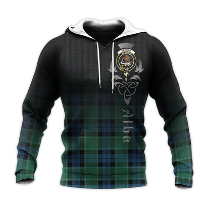 Printivon Graham Of Menteith Ancient Tartan Crest Alba Celtic Hoodie