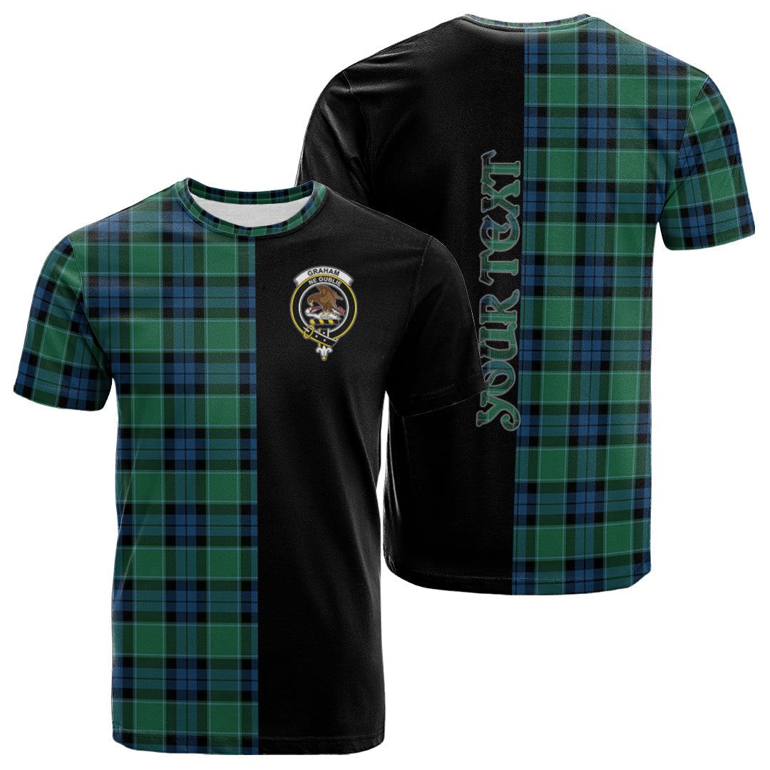 Printivon Graham of Menteith Ancient Tartan Personalize Half T shirt