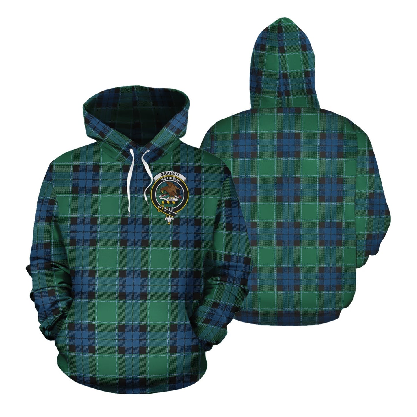 Printivon Graham Of Menteith Ancient Tartan Hoodie