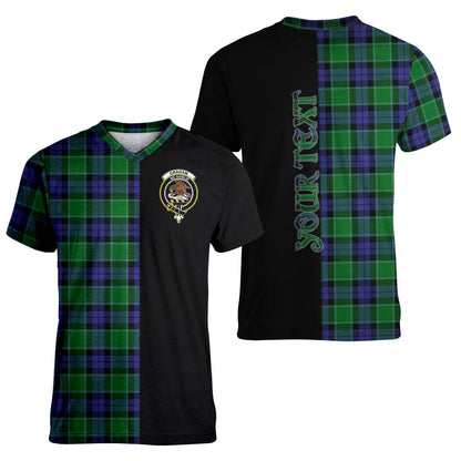 Printivon Graham of Menteith Modern Tartan Personalize Half T shirt