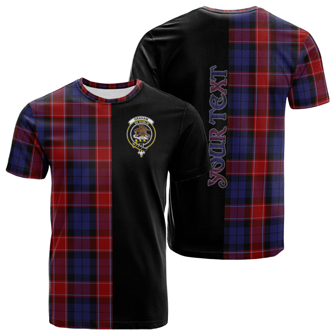 Printivon Graham of Menteith Red Tartan Personalize Half T shirt