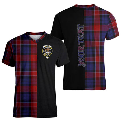 Printivon Graham of Menteith Red Tartan Personalize Half T shirt