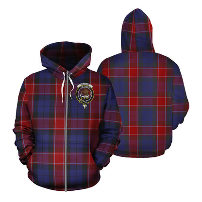 Printivon Graham Of Menteith Red Tartan Hoodie