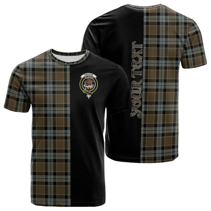Printivon Graham of Menteith Weathered Tartan Personalize Half T shirt