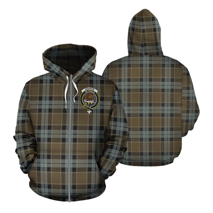 Printivon Graham Of Menteith Weathered Tartan Hoodie