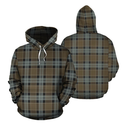 Printivon Graham Of Menteith Weathered Tartan Hoodie