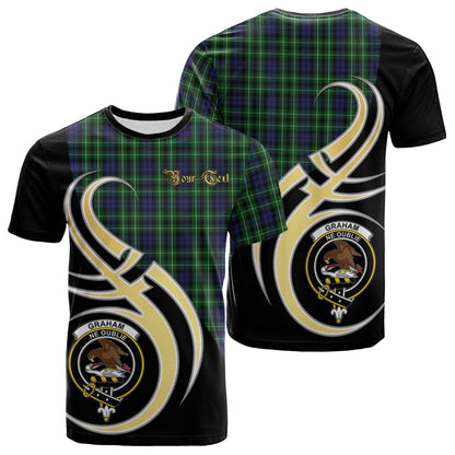 Printivon Graham of Montrose Tartan Crest Believe In Me T Shirt