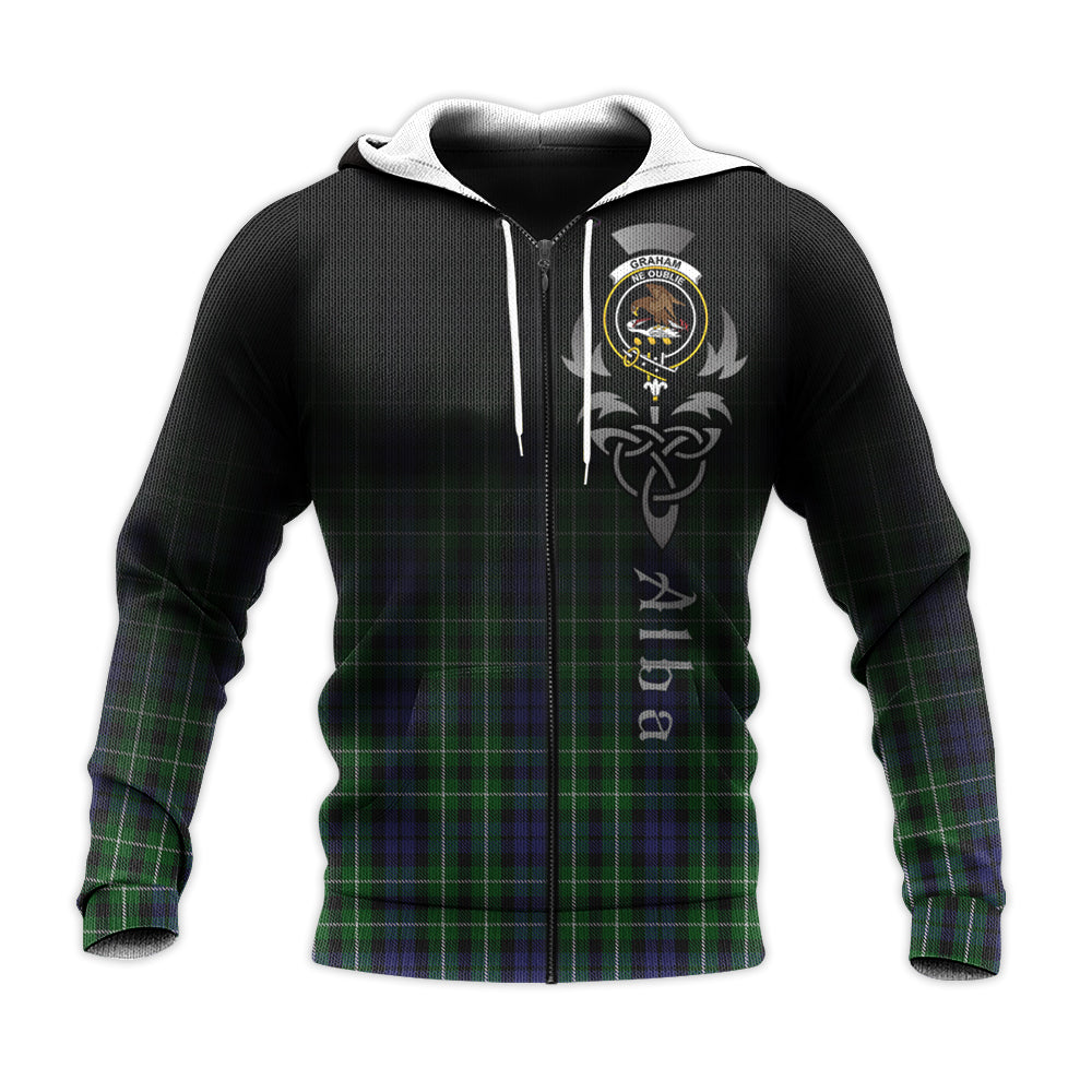 Printivon Graham Of Montrose Tartan Crest Alba Celtic Hoodie