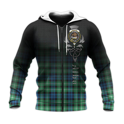 Printivon Graham Of Montrose Ancient Tartan Crest Alba Celtic Hoodie
