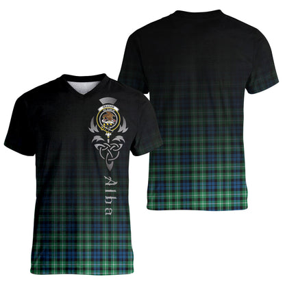 Printivon Graham of Montrose Ancient Tartan Crest Alba Celtic T Shirt