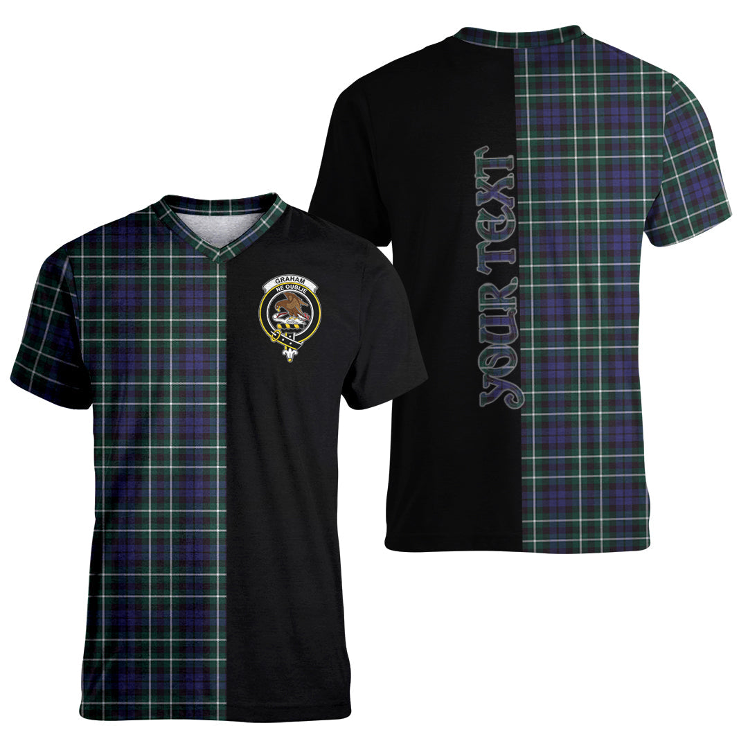 Printivon Graham of Montrose Modern Tartan Personalize Half T shirt