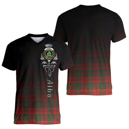 Printivon Grant Ancient Tartan Crest Alba Celtic T Shirt