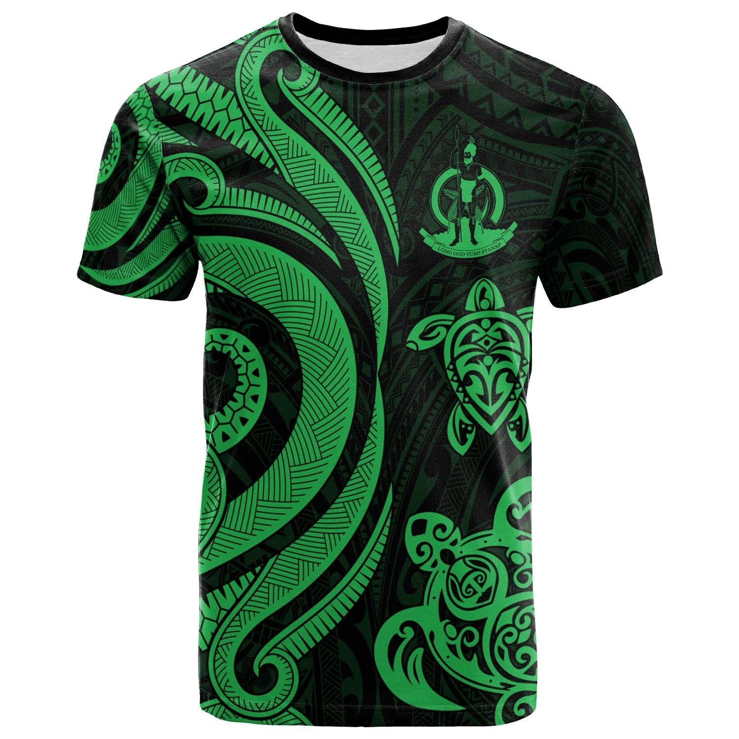Vanuatu T-Shirt - Green Tentacle Turtle