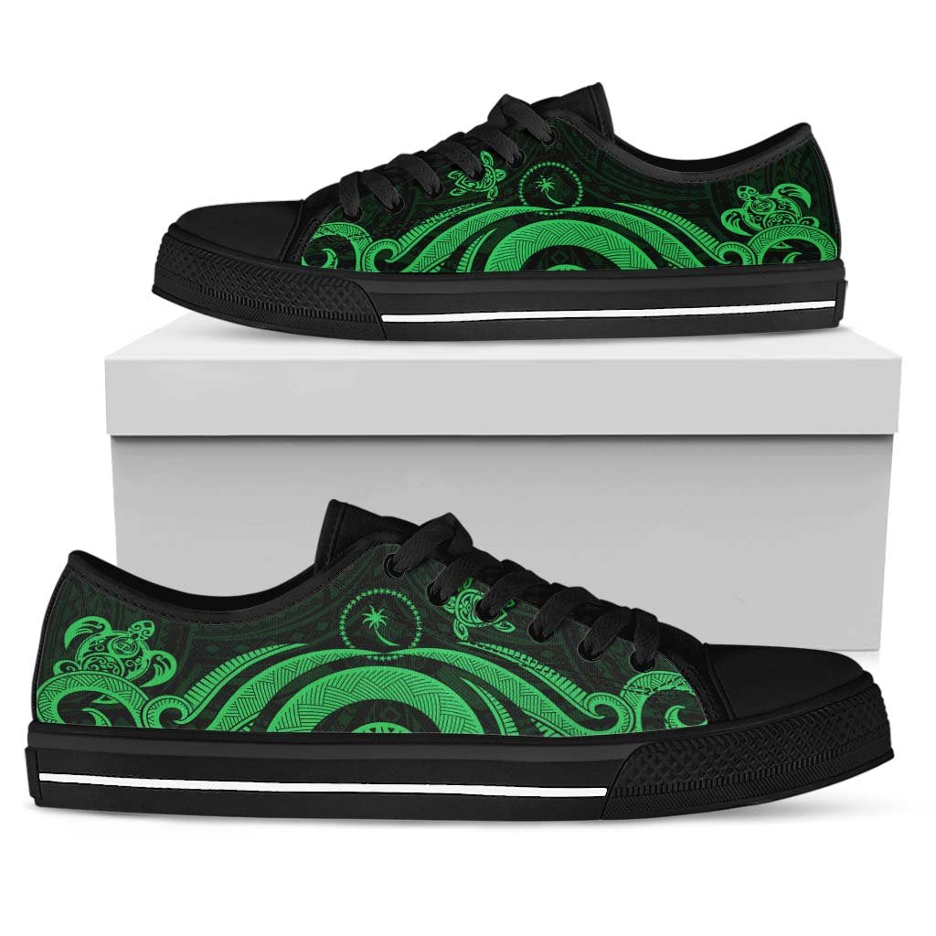 Chuuk Low Top Canvas Shoes - Green Tentacle Turtle