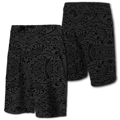 Hawaii Polynesian Culture Board Shorts Grey