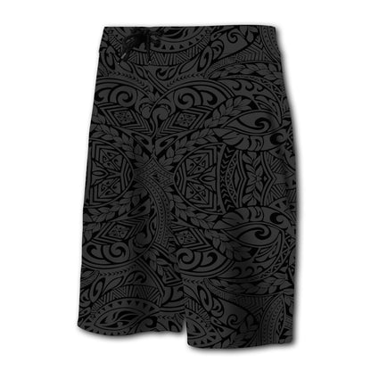 Hawaii Polynesian Culture Board Shorts Grey