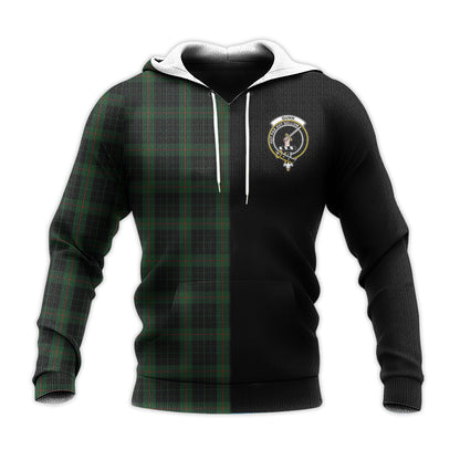Printivon Gunn Logan Tartan Personalize Half Hoodie