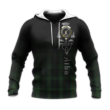 Printivon Gunn Logan Tartan Crest Alba Celtic Hoodie