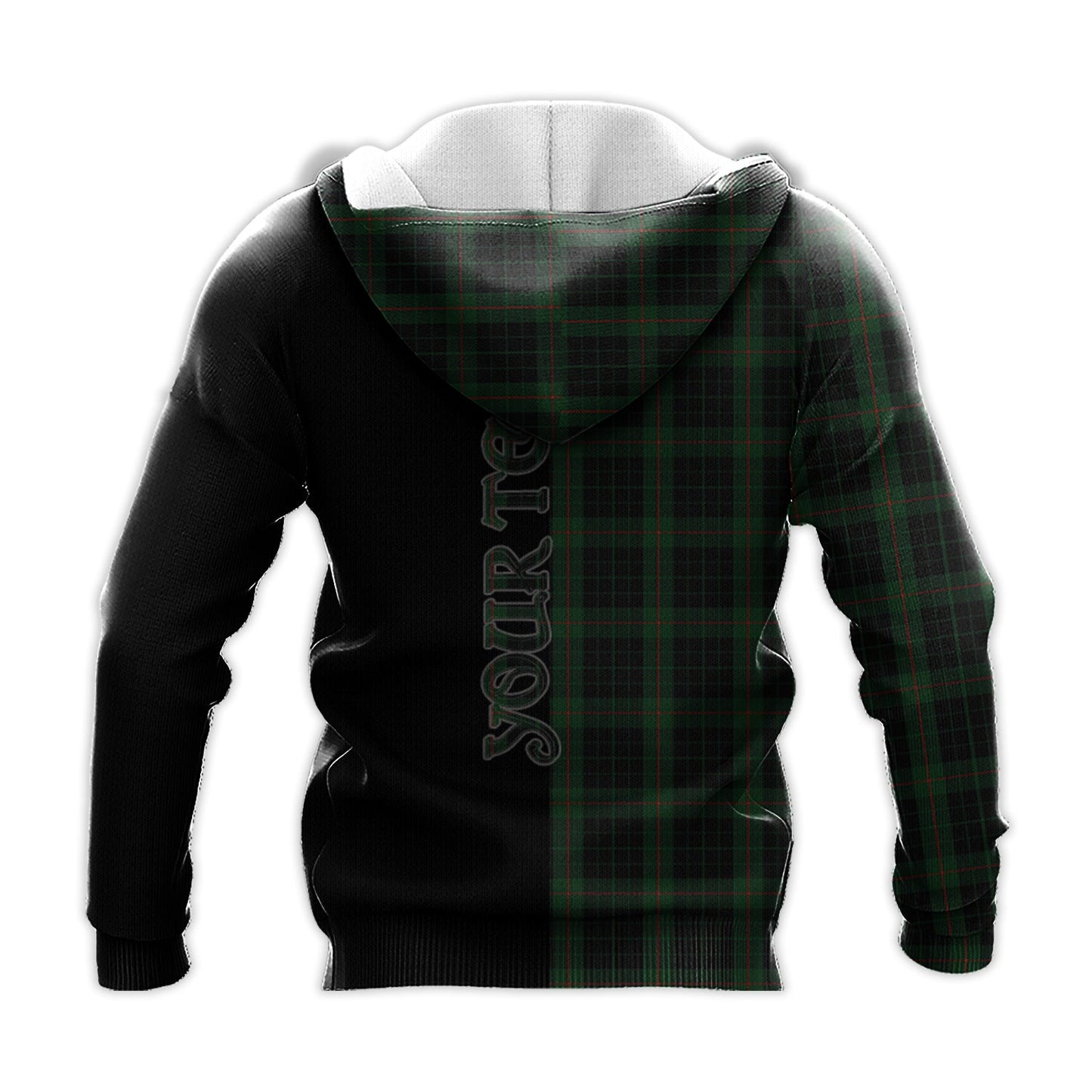 Printivon Gunn Logan Tartan Personalize Half Hoodie