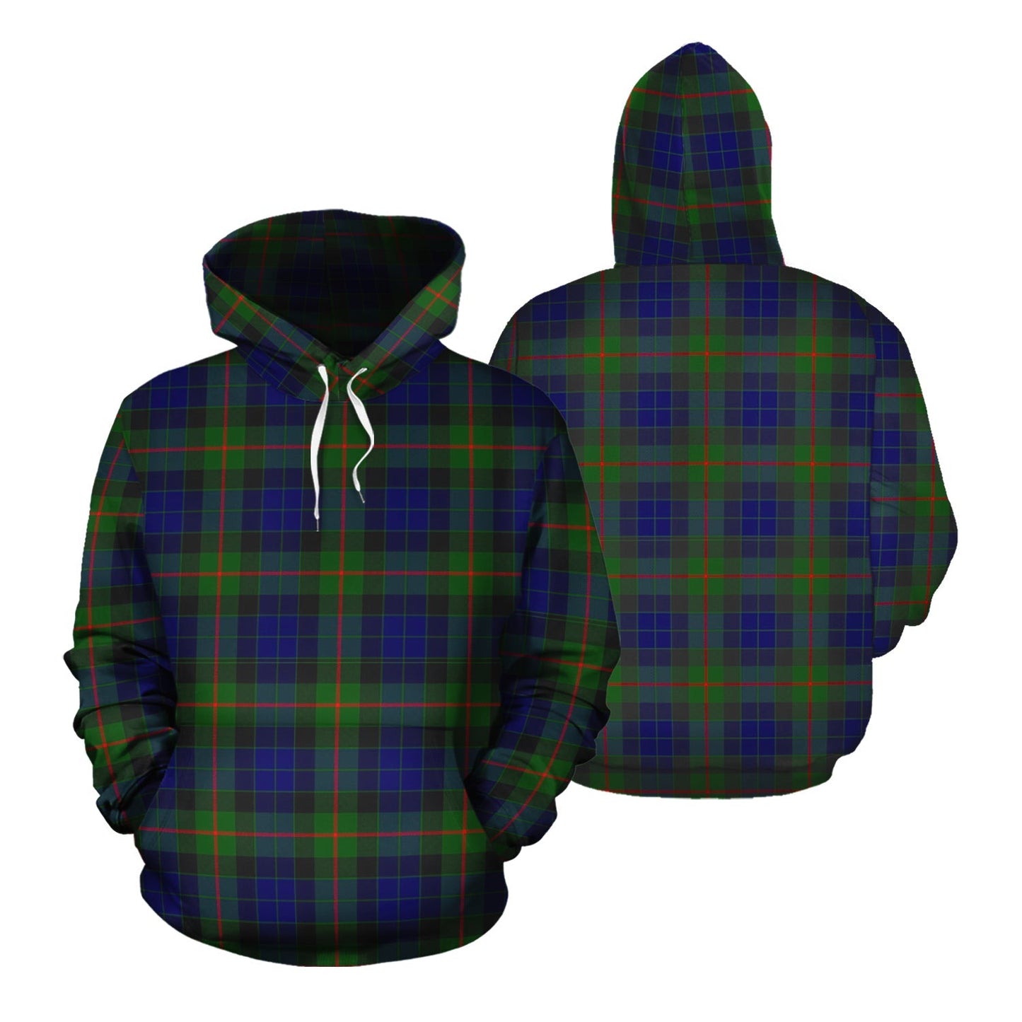 Printivon Gunn Modern Tartan Hoodie