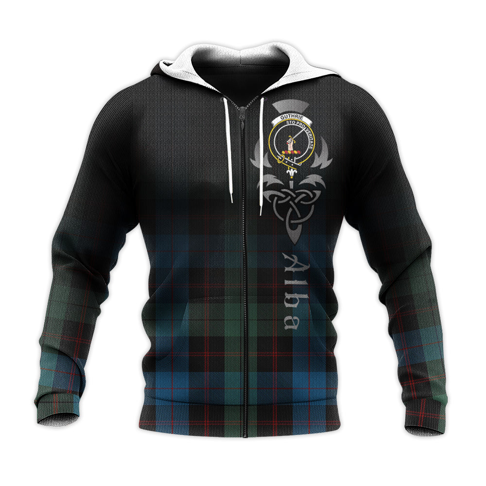 Printivon Guthrie Tartan Crest Alba Celtic Hoodie