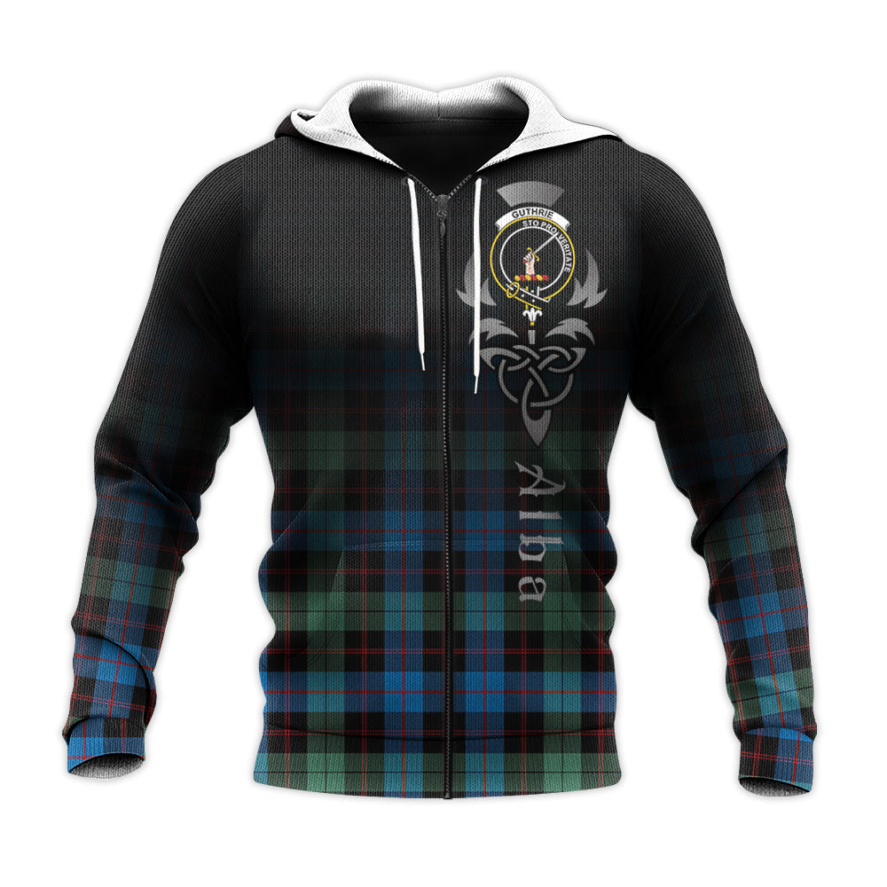Printivon Guthrie Ancient Tartan Crest Alba Celtic Hoodie