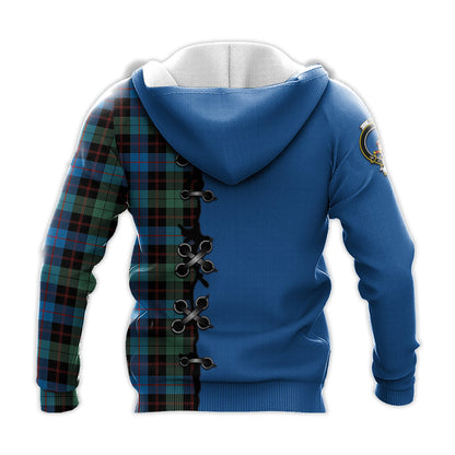 Printivon Guthrie Ancient Tartan Hoodie Lion Rampant And Celtic Thistle Style