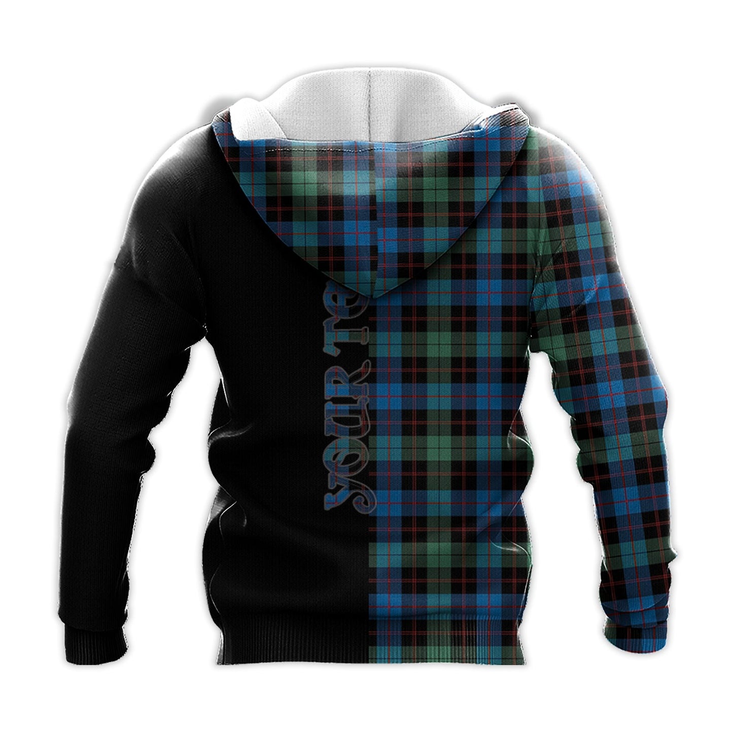 Printivon Guthrie Ancient Tartan Personalize Half Hoodie