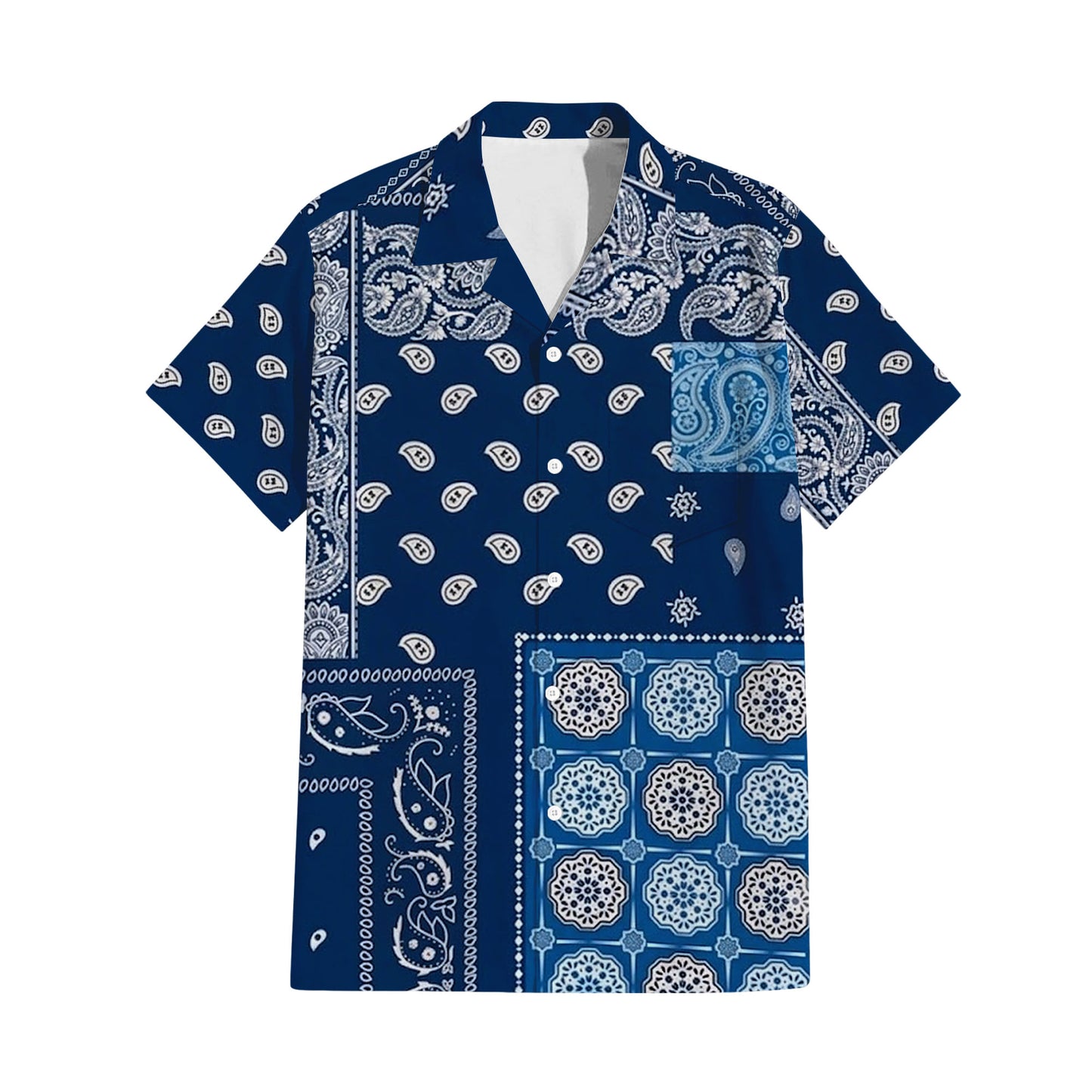 Paisley Pattern Matching Outfit For Couple Island Puletasi Dress And Hawaiian Shirt For Her Him