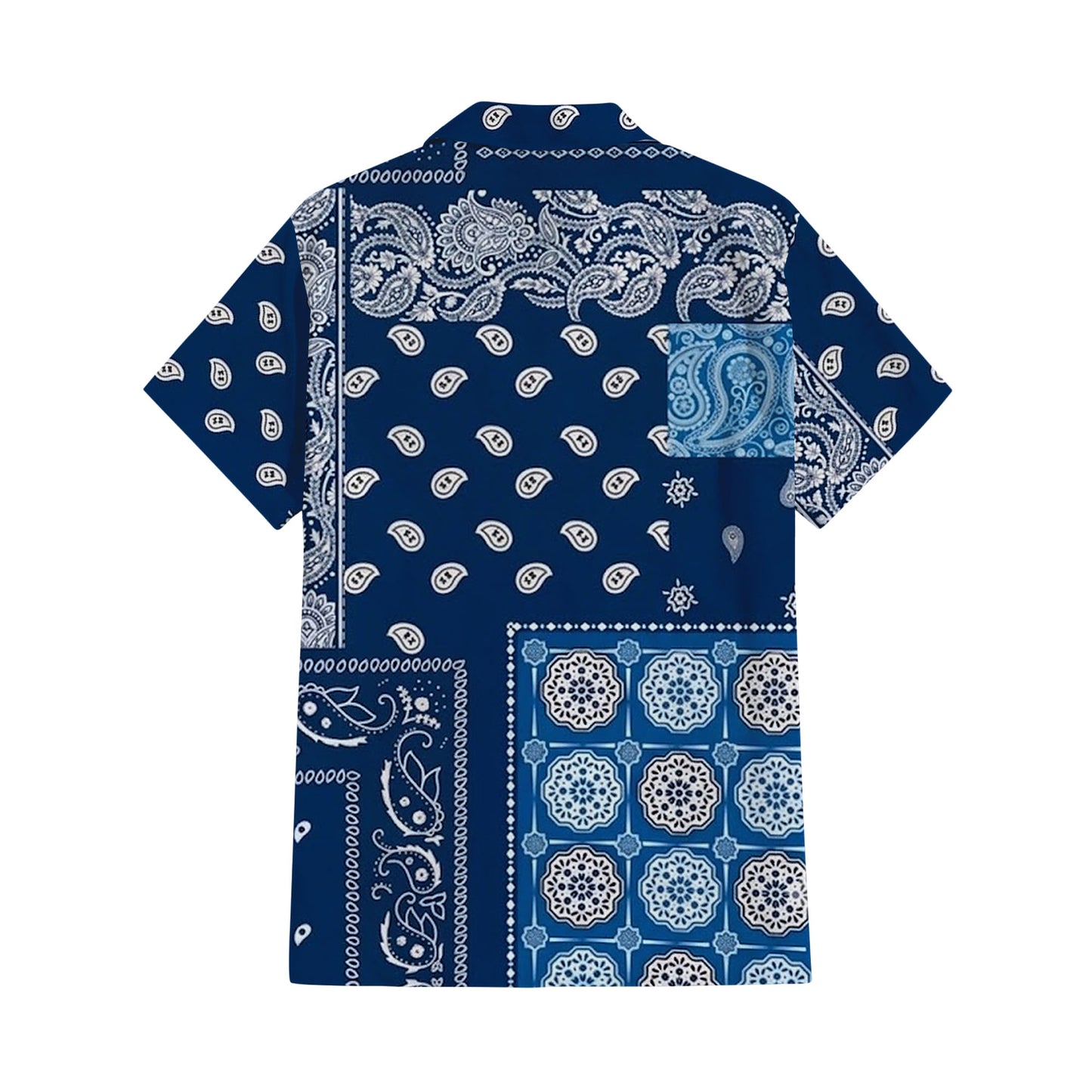 Paisley Pattern Matching Outfit For Couple Island Puletasi Dress And Hawaiian Shirt For Her Him