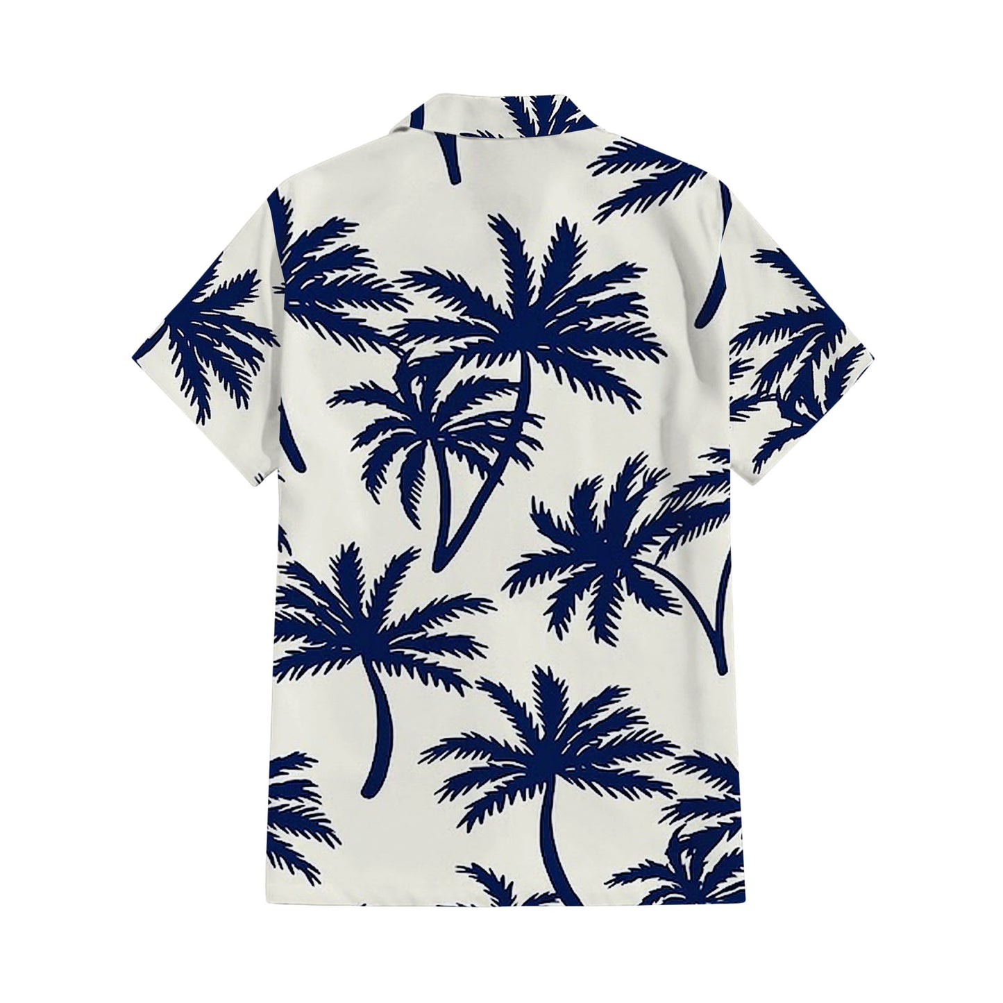 Polynesian Coconut Tree White Matching Outfit For Couple Island Puletasi Dress And Hawaiian Shirt For Her Him