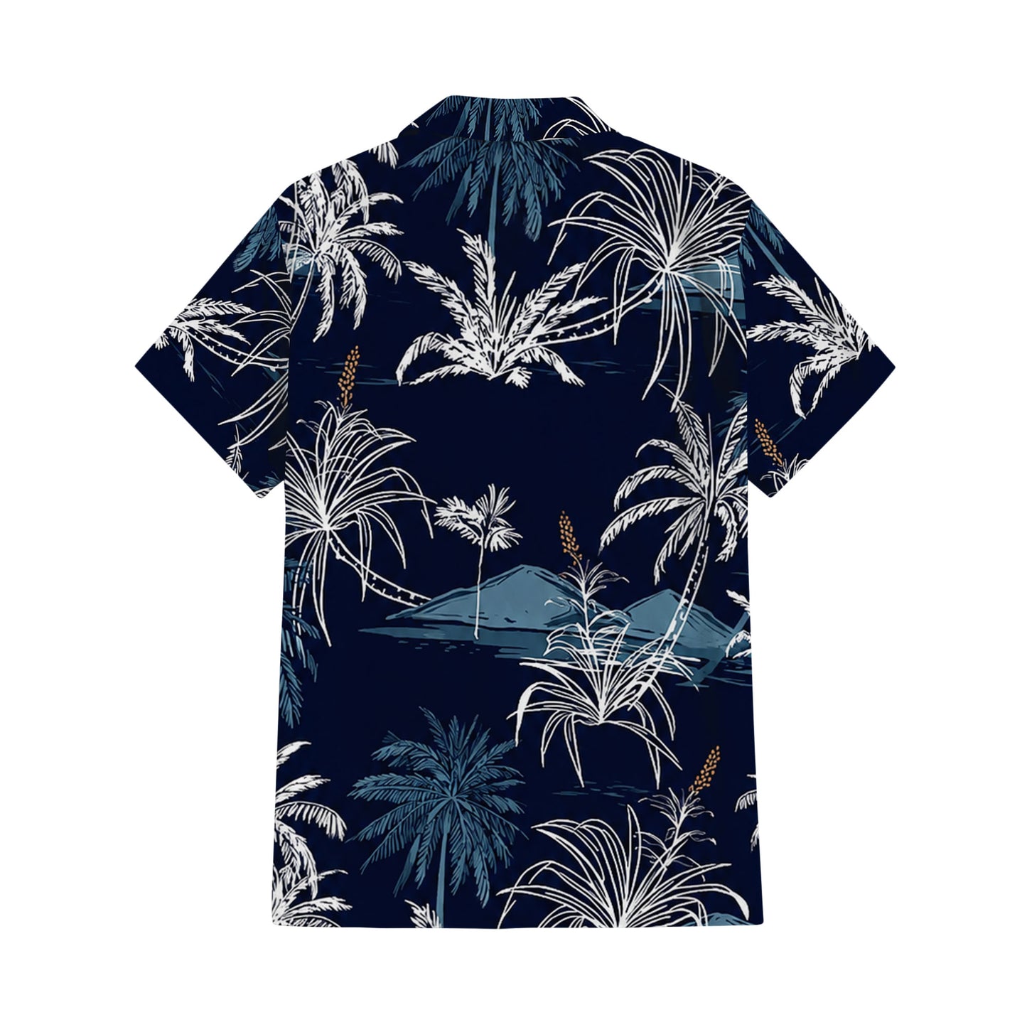 Vintage Polynesian Coconut Tree Tropical Island Puletasi Dress Man Shirt For Her Him