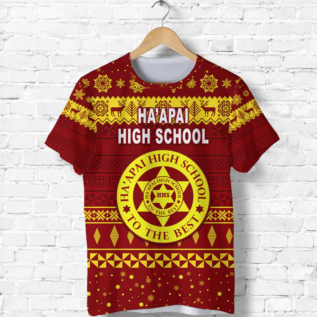 Ha'apai High School Christmas T Shirt Simple Style