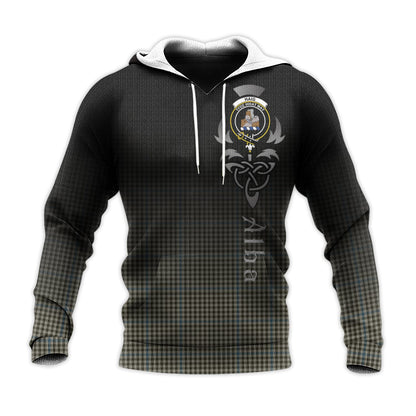 Printivon Haig Tartan Crest Alba Celtic Hoodie